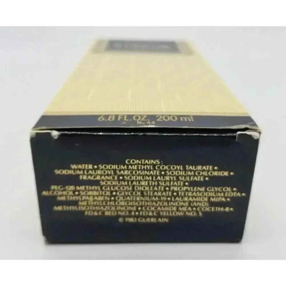 Shalimar Guerlain 1983 Vintage Perfumed Body Shampoo Wash 6.8oz /200 ml RARE